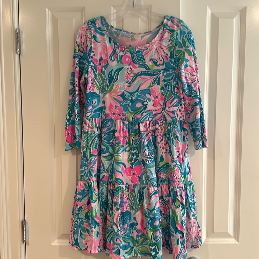 Lilly Pulitzer geanna cotton swing floral dress - Picture 2 of 6